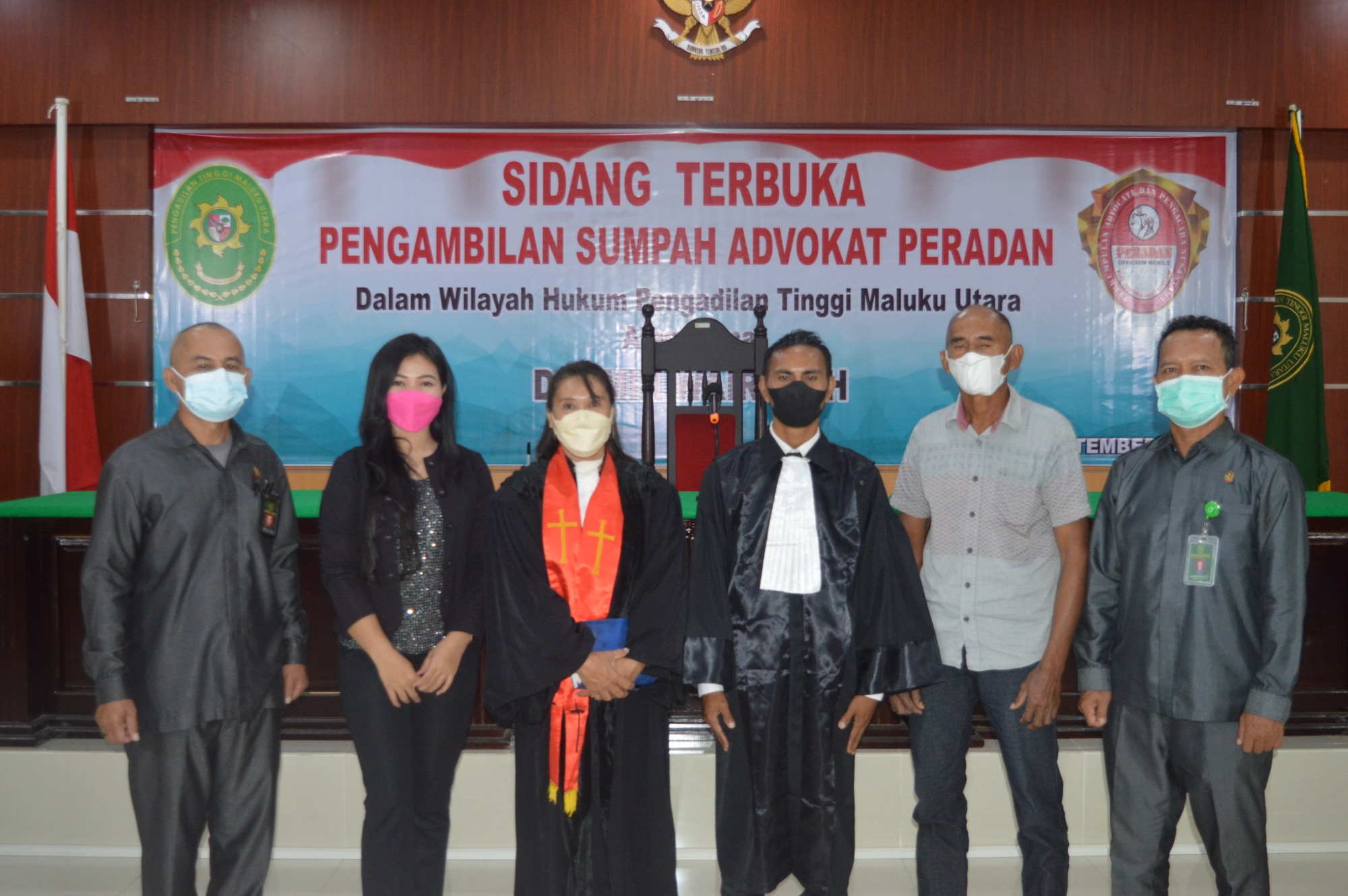 Pengambilan Sumpah Advokat dari Perkumpulan Advokat dan Pengacara Nusantara (PERADAN) 